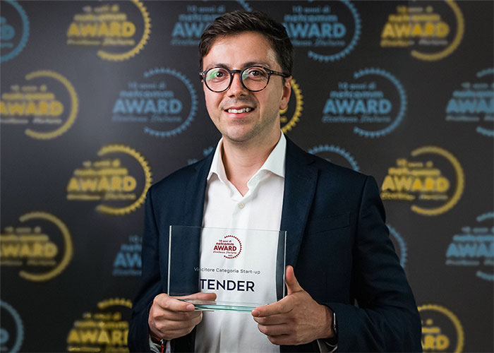 TENDER WINS THE 2021 NETCOMM AWARD IN THE START-UP CATEGORY